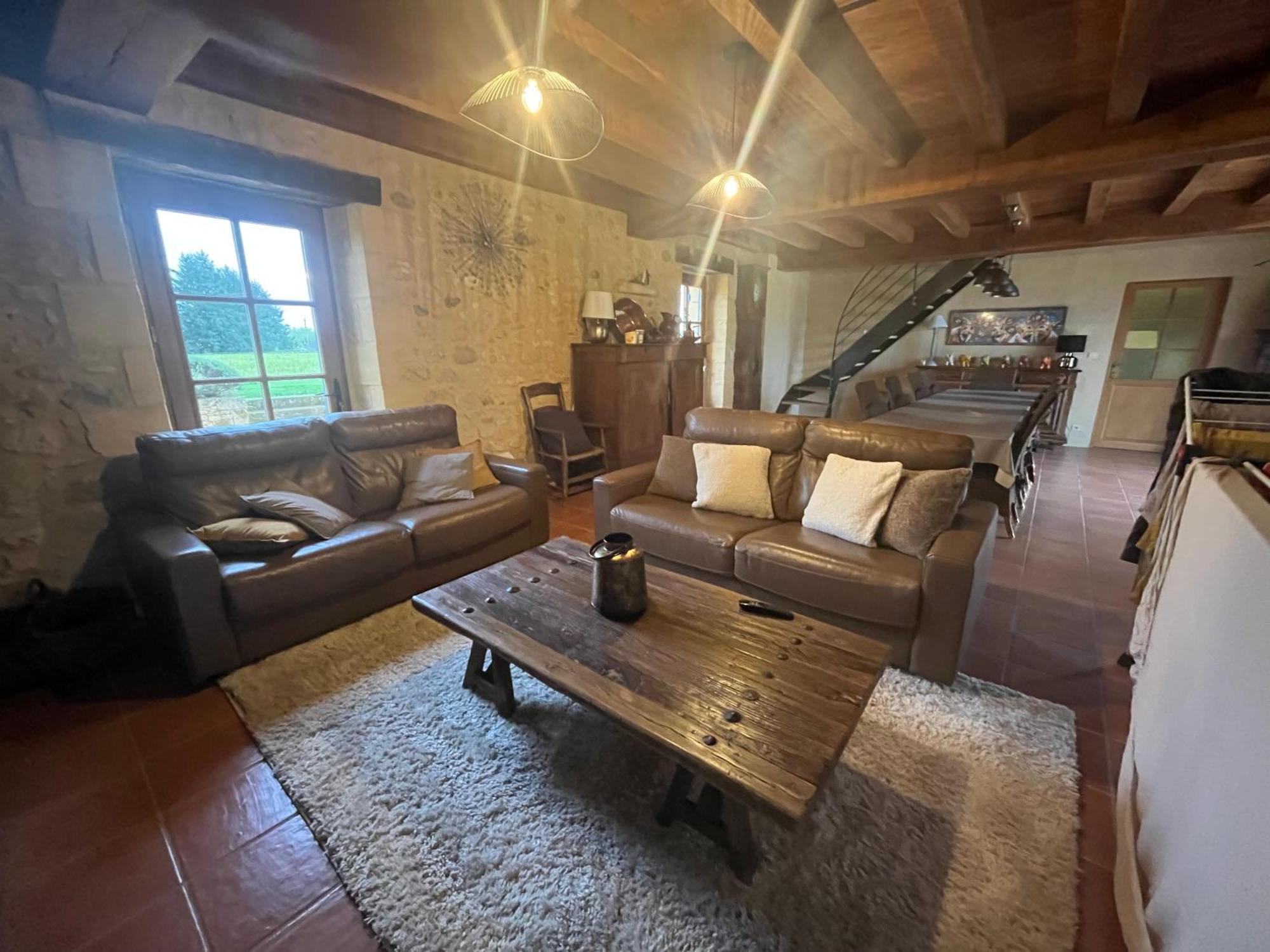 Chambre D'Hotes La Ferme De La Croix. Saint-Avit-Senieur Luaran gambar